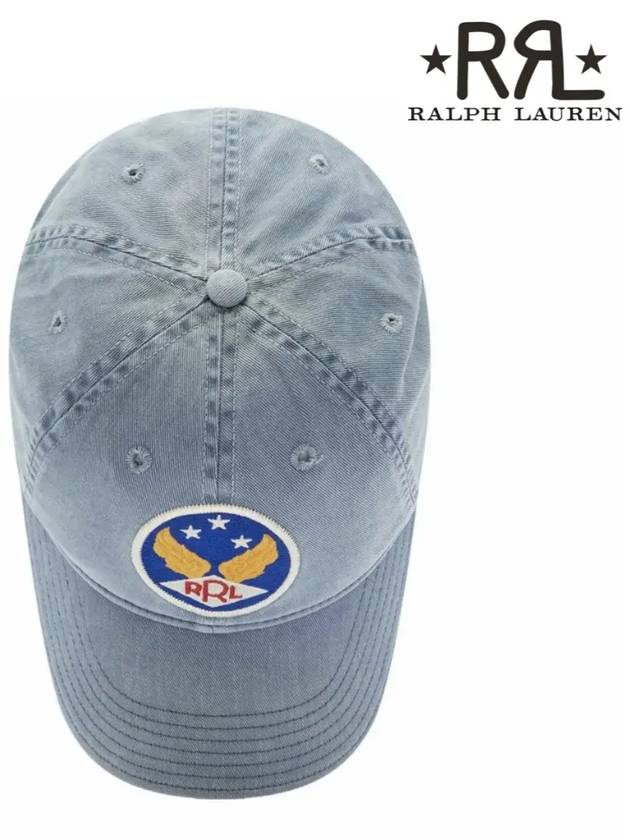 Polo Ralph Lauren Baseball Hat Ball Cap Blue - RRL - BALAAN 3