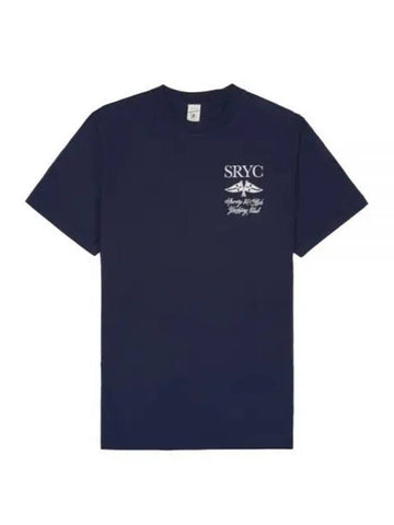 SPYC T SHIRT NAVYwhite TS882 printed - SPORTY & RICH - BALAAN 1