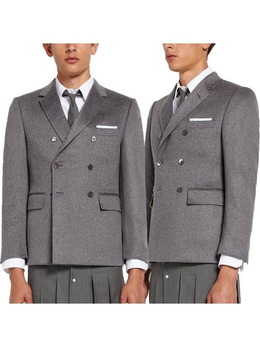 Medium double breasted jacket MJC018A 03578 035 - THOM BROWNE - BALAAN 1