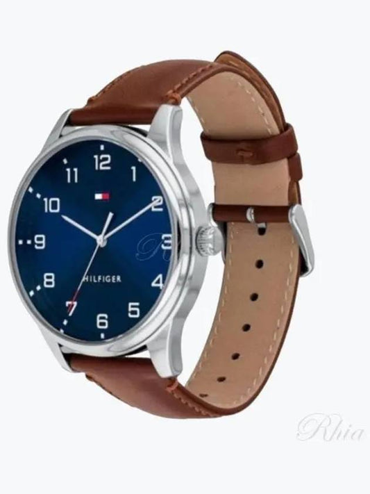 Men's Essentials Leather Watch Brown - TOMMY HILFIGER - BALAAN 2