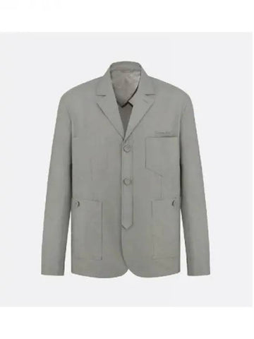 Dior cotton blend single pocket jacket 270780 - DIOR - BALAAN 1