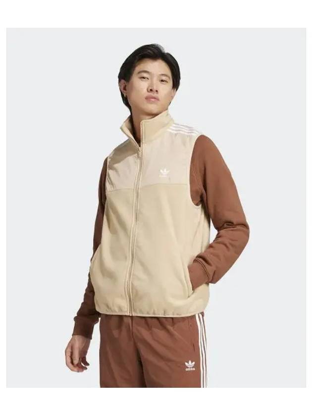 adidas 3S Microfleece Vest Magic Beige IZ2483 - ADIDAS - BALAAN 1