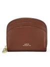 Half Moon Card Coin Wallet Brown - A.P.C. - BALAAN 2