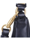 Roman Stud Strap V Logo Shoulder Bag Black - VALENTINO - BALAAN 9