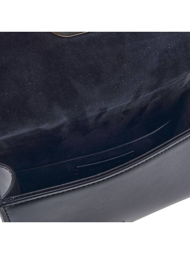 V logo type small leather shoulder bag black - VALENTINO - BALAAN 9