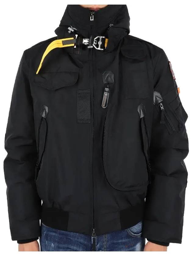 Gobi Logo Bomber Down Padded Jacket Black - PARAJUMPERS - BALAAN 2