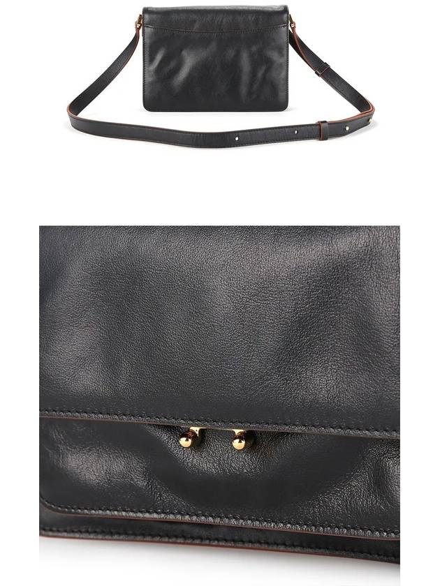 Trunk Soft Medium Cross Bag Black - MARNI - BALAAN 4