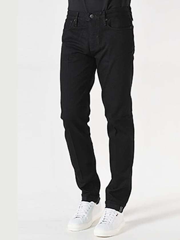 Cotton Slim Jeans Black - EMPORIO ARMANI - BALAAN 3