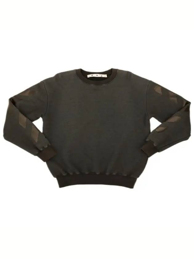 Arrow Vintage Sweatshirt Black - OFF WHITE - BALAAN.