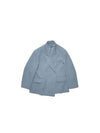 Acne Studios Double Breasted Suit Jacket AH0247 DUSTY BLUE - ACNE STUDIOS - BALAAN 1