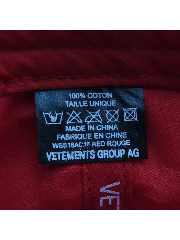 Red Hat Fashion Accessories - VETEMENTS - BALAAN 5