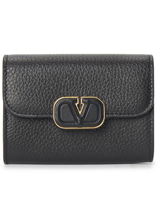 V logo women s card wallet P0AA7LFN 0NO - VALENTINO - BALAAN 1