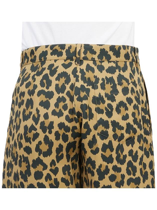 Homme Leopard Shorts Brown - DIOR - BALAAN 8