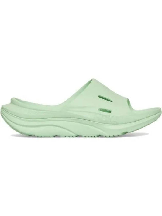 Ora Recovery Slide 3 Slippers Green - HOKA ONE ONE - BALAAN 2