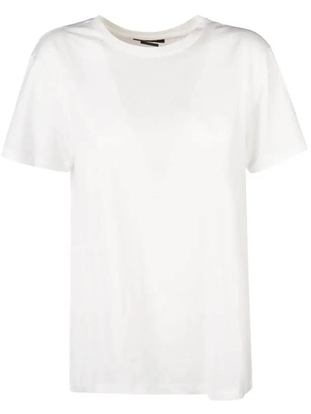 Ananx Back Logo Cotton Short Sleeve T-Shirt White - ISABEL MARANT - BALAAN 3