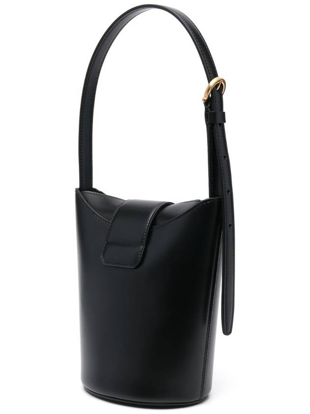 Small Trifolio Shoulder Bag Black - SALVATORE FERRAGAMO - BALAAN 5