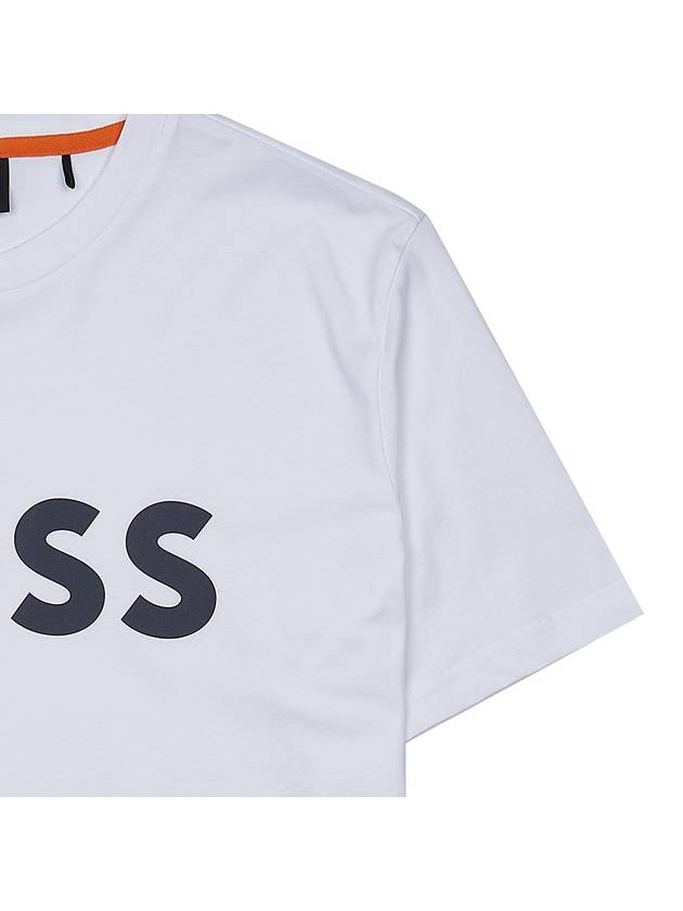 Logo Short Sleeve T-Shirt White - HUGO BOSS - BALAAN 7