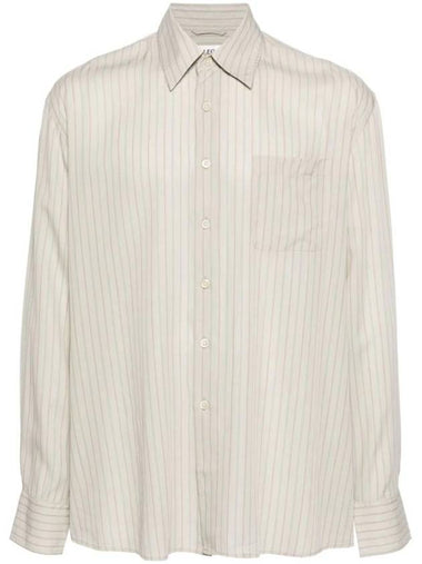 Above Striped Long Sleeve Shirt Ivory - OUR LEGACY - BALAAN 1