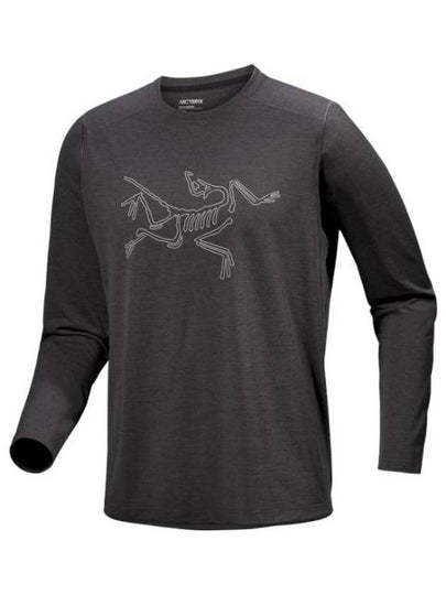 Cormac Logo Long Sleeve T-Shirt Black Heather - ARC'TERYX - BALAAN 2