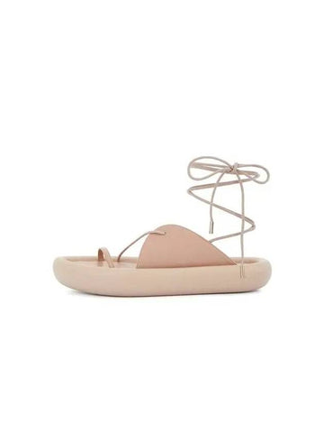 Air slide lace-up sandals beige - STELLA MCCARTNEY - BALAAN 1