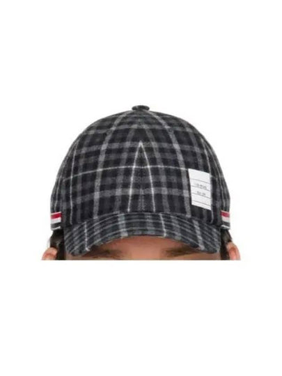 Classic 6-Panel Ball Cap Charcoal - THOM BROWNE - BALAAN 2