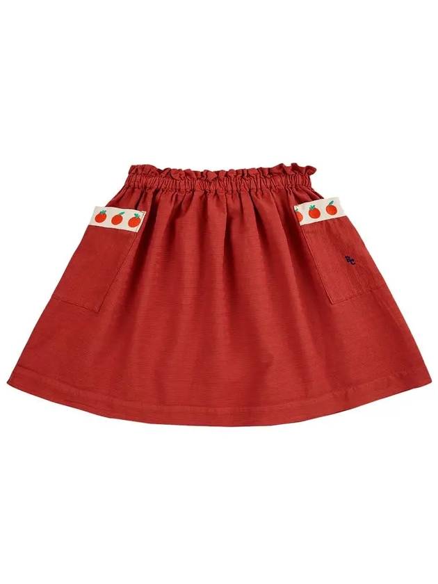 Kids Side Pocket Woven Skirt 124AC093 610 - BOBO CHOSES - BALAAN 1