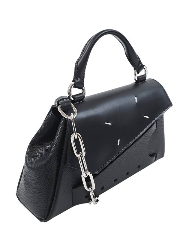 Snatched Asymmetric Shoulder Bag Black - MAISON MARGIELA - BALAAN 4