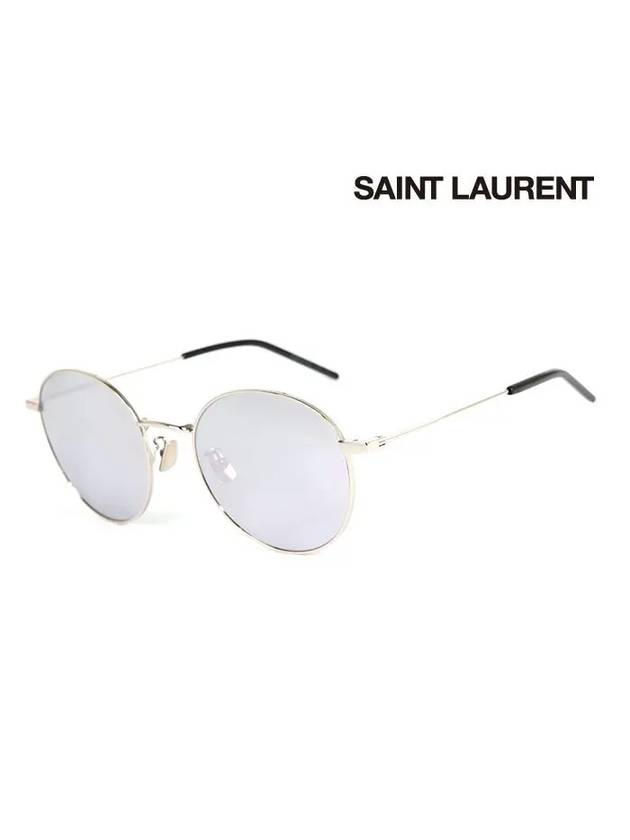 Sunglasses SL250 009 Round Metal Men Women - SAINT LAURENT - BALAAN 1