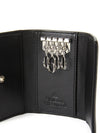 Logo Key Case Leather Wallet Black - VIVIENNE WESTWOOD - BALAAN 6