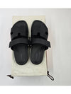 Hermes Chypre H Logo Calfskin Sandals Black - HERMES - BALAAN 3