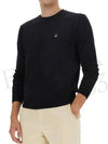 ORB Embroidered Crew Neck Knit Top Black - VIVIENNE WESTWOOD - BALAAN 10