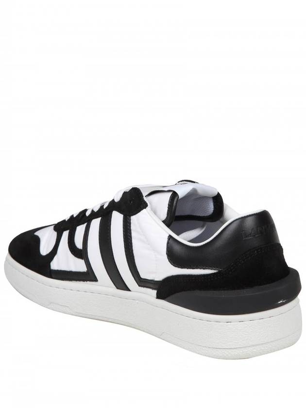 Lanvin Leather And Suede Sneakers With Nylon Inserts - LANVIN - BALAAN 4