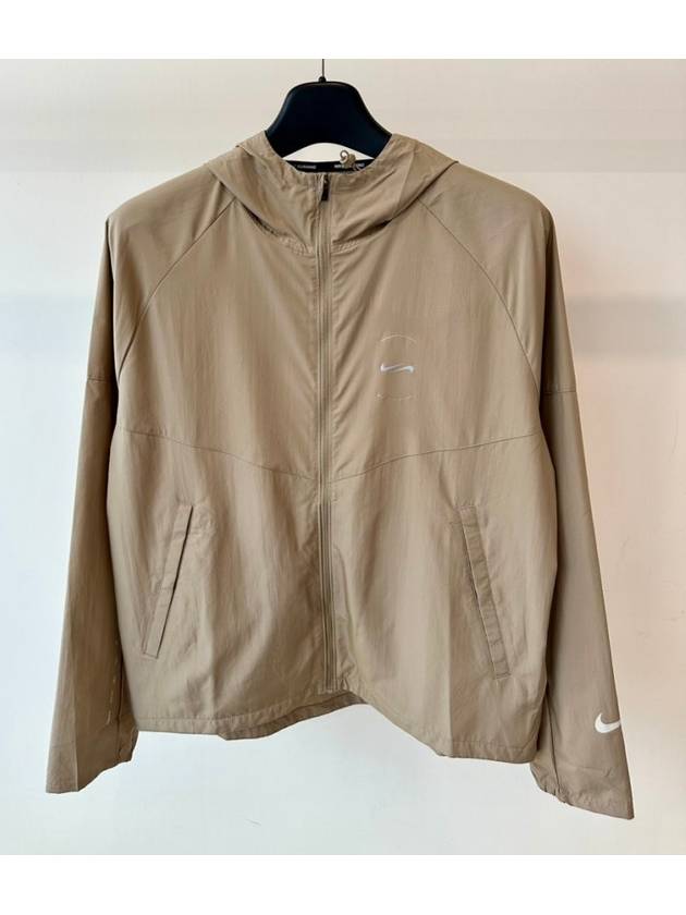 Miler Repel Running Jacket Khaki Light Orewood Brown - NIKE - BALAAN 2