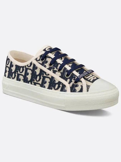 Walk'N'Dior Oblique Low Top Sneakers Navy - DIOR - BALAAN 2