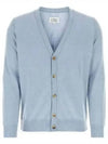 Cashmere Back Stitch Cardigan Pale Blue - MAISON MARGIELA - BALAAN 2