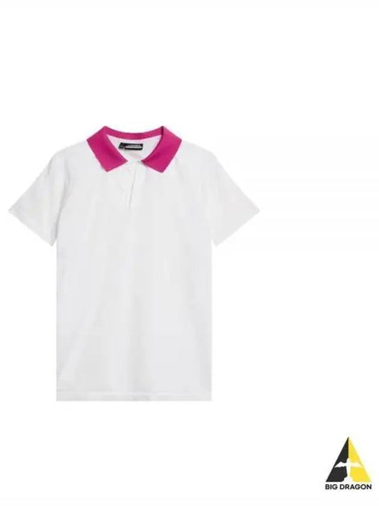 Baily Seamless Short Sleeve Polo Shirt White - J.LINDEBERG - BALAAN 2