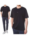 Men's Kyle Logo Print Cotton Jersey Short Sleeve T-Shirt  Black - A.P.C. - BALAAN 2