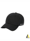 La Casquette Jacquemus Signature Ball Cap Black - JACQUEMUS - BALAAN 2