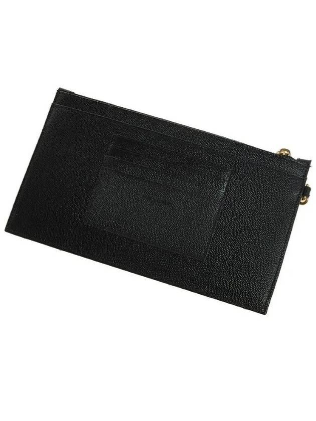 Cassandre Matelasse Large Zipped Clutch Bag Black - SAINT LAURENT - BALAAN 5