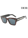 CD Diamond Square Sunglasses Brown Havana - DIOR - BALAAN 2