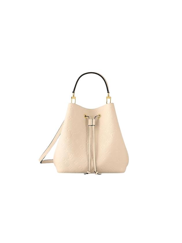 Neonoe MM Leather Bucket Bag Cream - LOUIS VUITTON - BALAAN 1