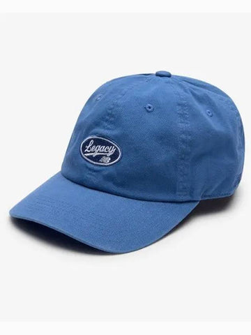 NBGDFS1110 Small Logo Legacy Ball Cap BLUE - NEW BALANCE - BALAAN 1