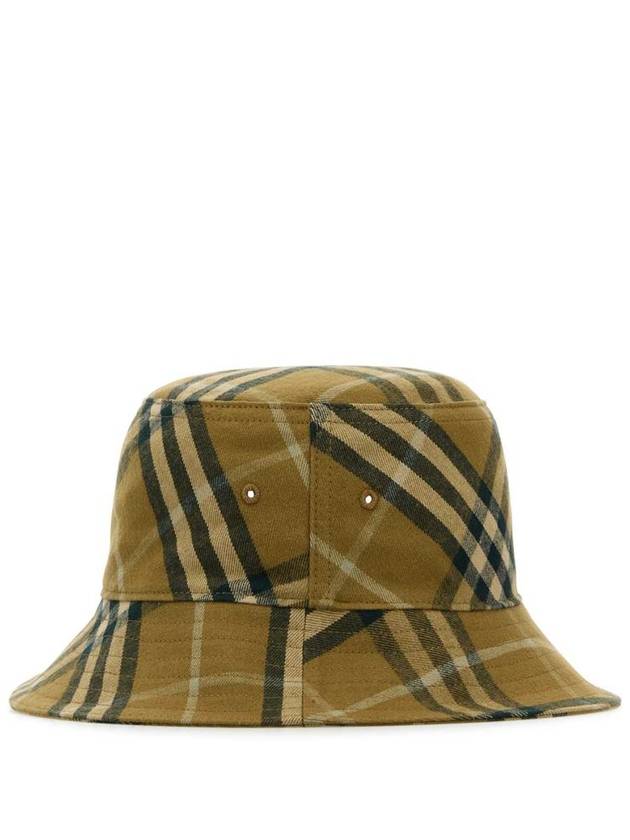 Check Cotton Bucket Hat Camp - BURBERRY - BALAAN 3