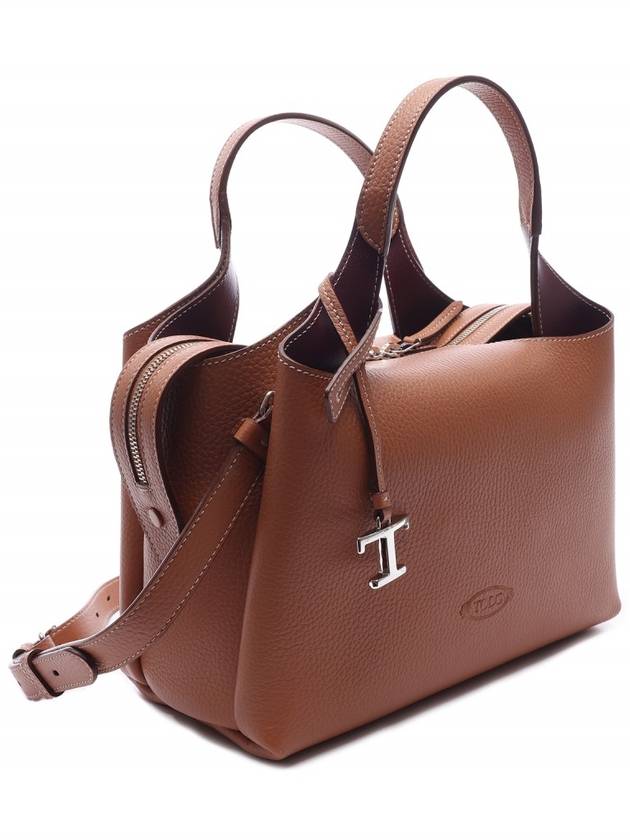 Handbag XBWAPAHL200QRI 9P13 Saddle Brown - TOD'S - BALAAN 4