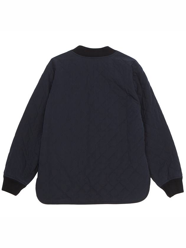 Elea Quilting Zip-Up Jacket Navy - A.P.C. - BALAAN 3