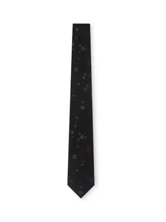 LV Starry Night Silk Tie Black - LOUIS VUITTON - BALAAN 2