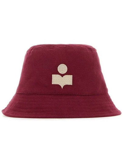 Haley Embroidered Logo Bucket Hat Red - ISABEL MARANT - BALAAN 2