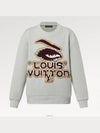 Embroidered Cotton Sweatshirt Green - LOUIS VUITTON - BALAAN 6