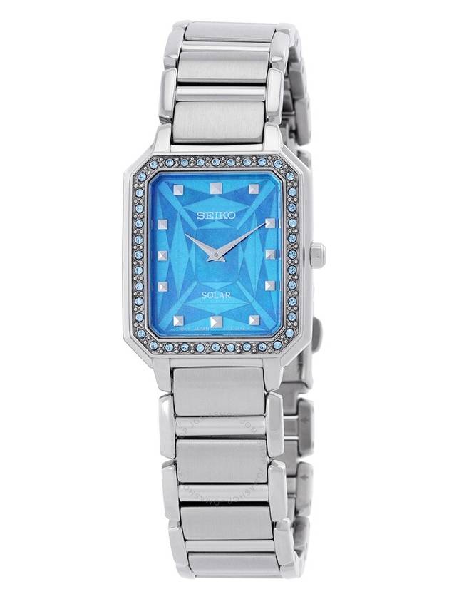 Seiko Essentials Crystal Blue Dial Ladies Watch SUP451P1 - SEIKO - BALAAN 1