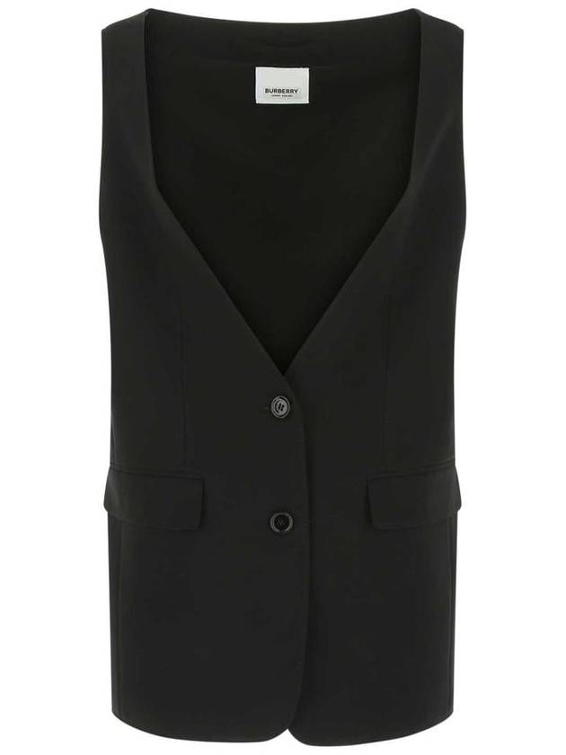 Silk Vest Black 8054503 - BURBERRY - BALAAN 2